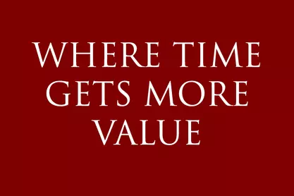 Slogan - Where time gets more value 